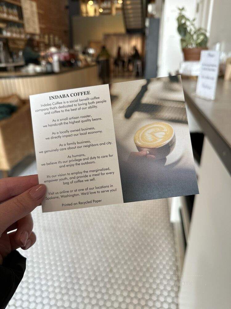Indaba Coffee - Spokane, WA
