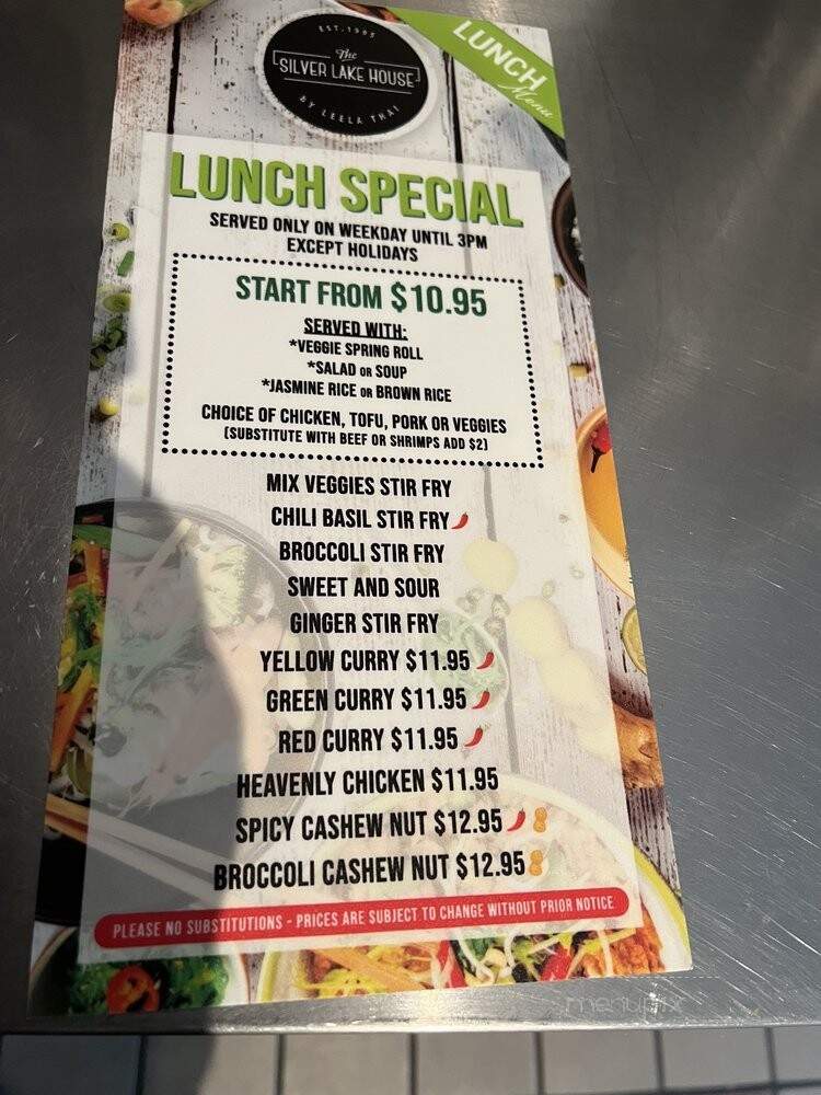 The Silver Lake House - Los Angeles, CA menu_pic