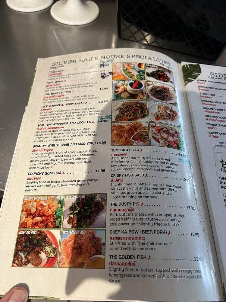 The Silver Lake House - Los Angeles, CA menu_pic