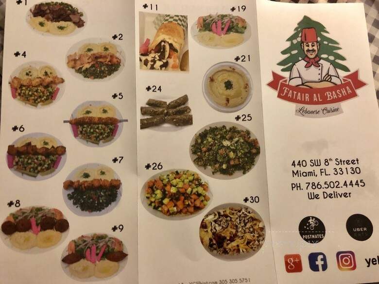 Fatair Al Basha - Miami, FL menu_pic