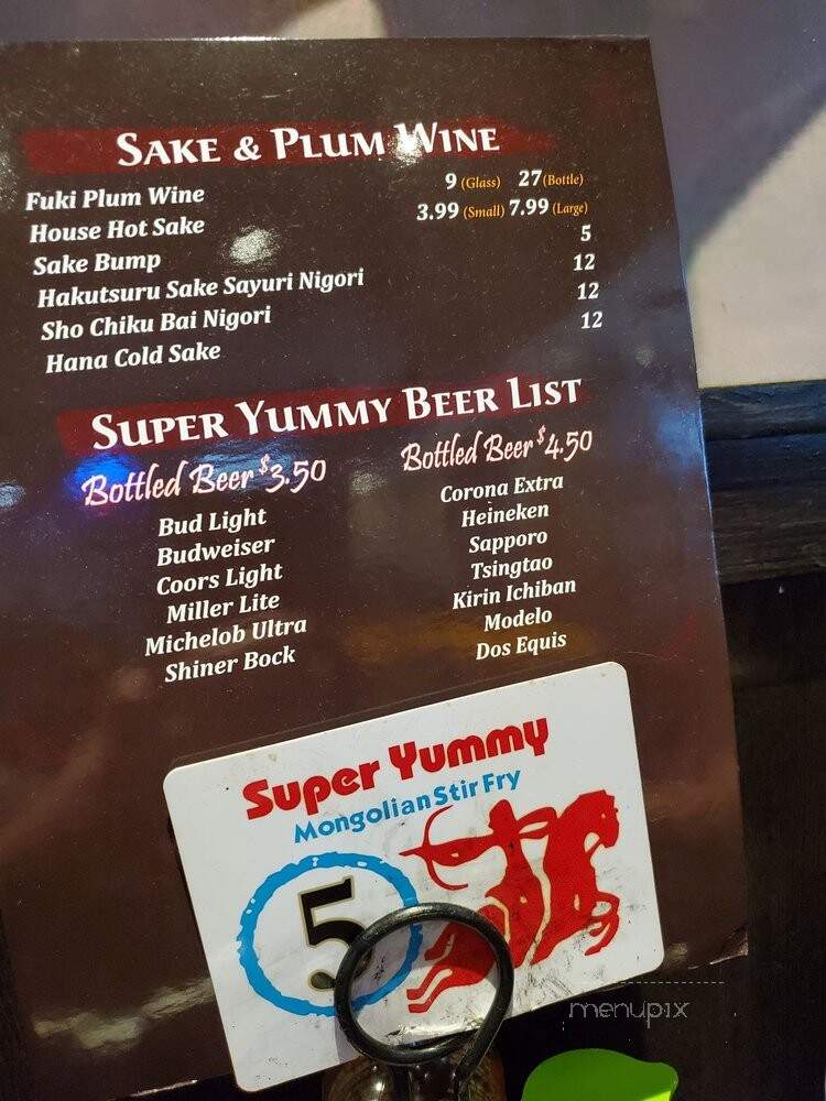 Super Yummy Mongolian Stir Fry & Sushi - Nacogdoches, TX