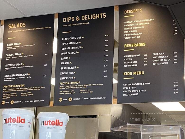 Shawarma & Co - Oklahoma City, OK menu_pic