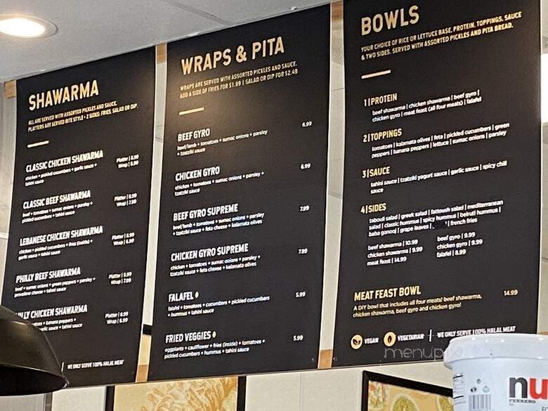 Shawarma & Co - Oklahoma City, OK menu_pic