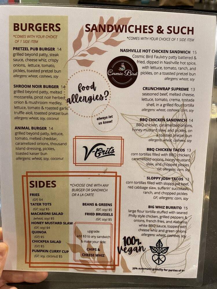 V-Grits - Louisville, KY menu_pic