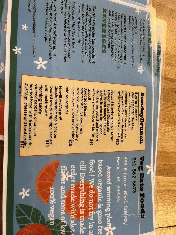 Veg Eats - Delray Beach, FL menu_pic