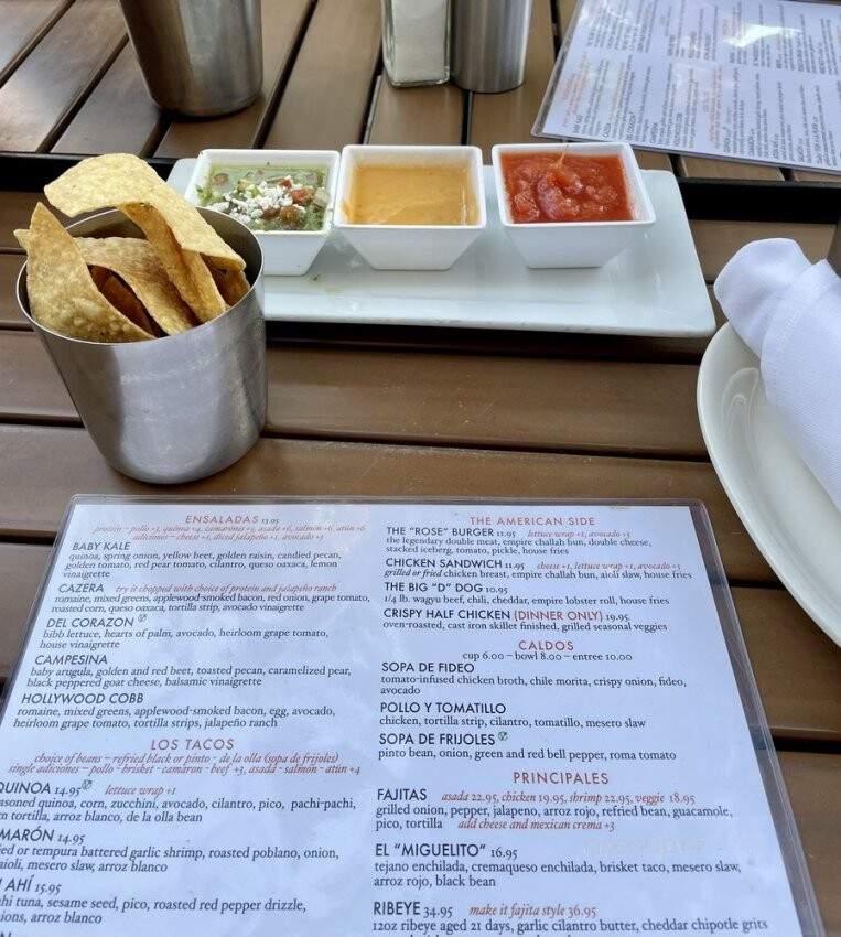 Mesero - Dallas, TX menu_pic