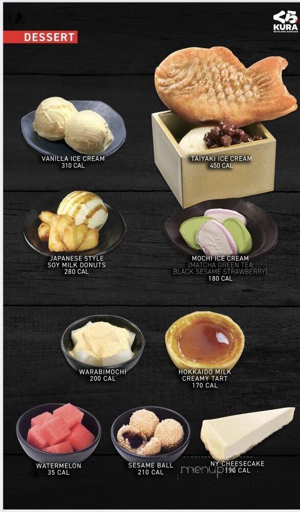 Kura Revolving Sushi Bar - Cerritos, CA menu_pic