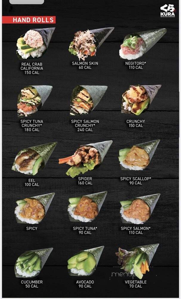 Kura Revolving Sushi Bar - Cerritos, CA menu_pic