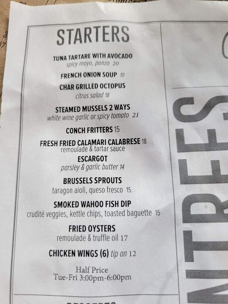 Gringos oyster bar - Miami, FL menu_pic