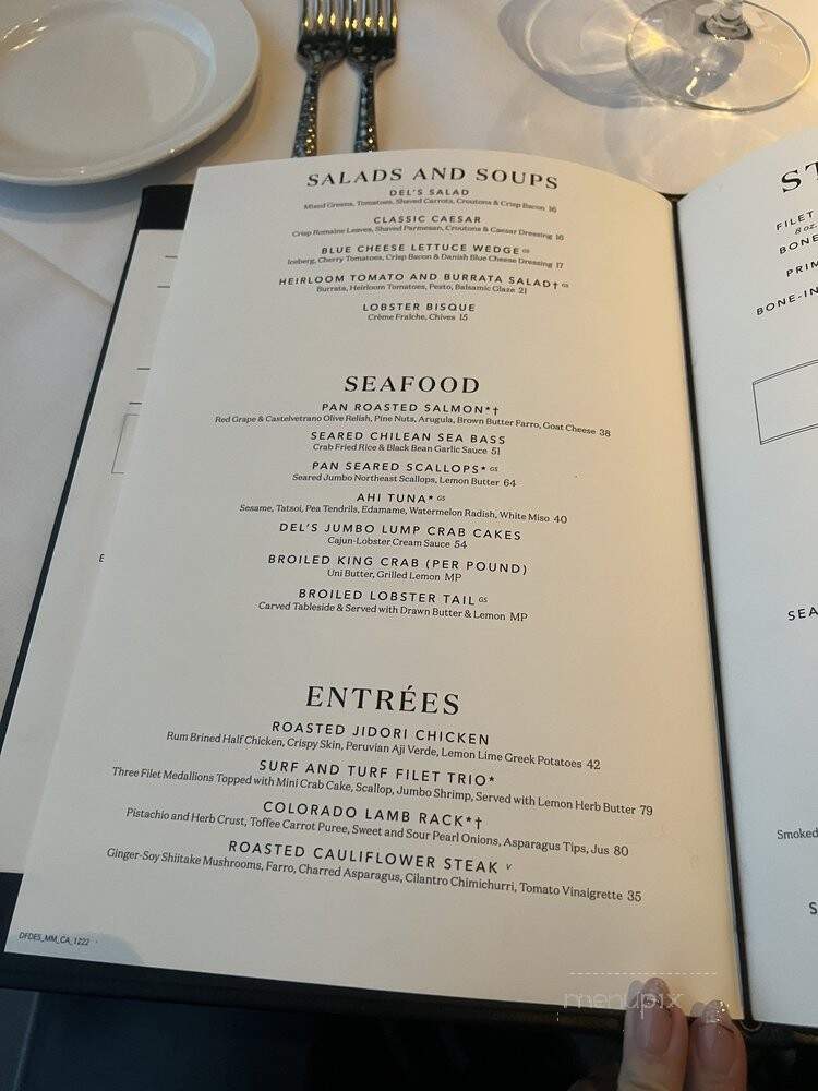 Del Frisco's Double Eagle Steakhouse - San Diego, CA menu_pic