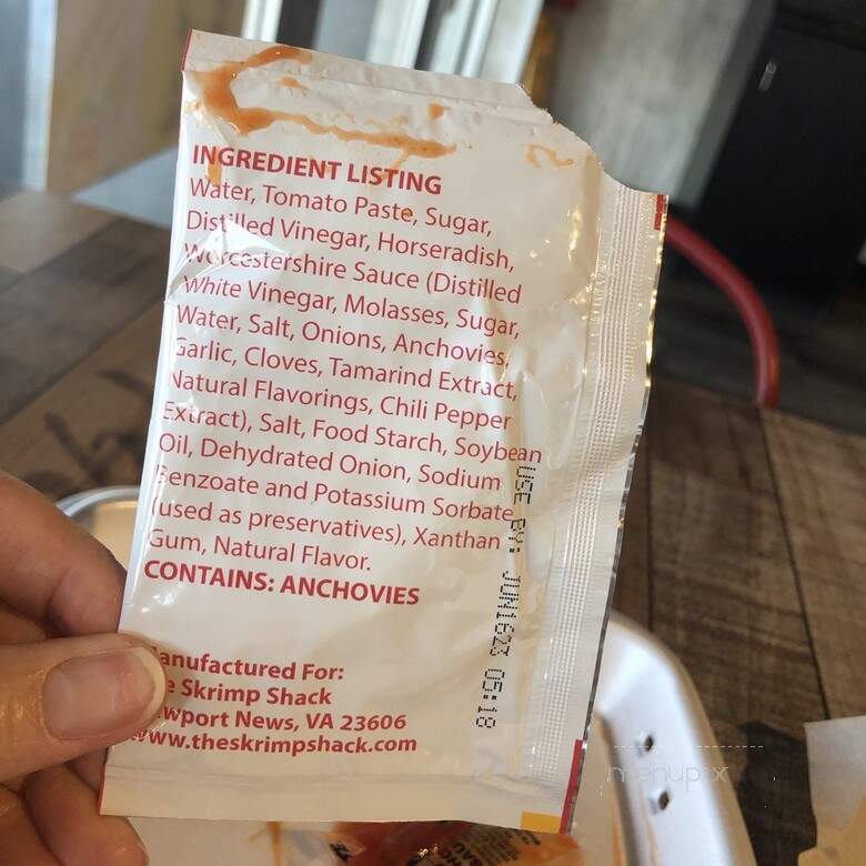 Skrimp Shack - Charlotte, NC menu_pic