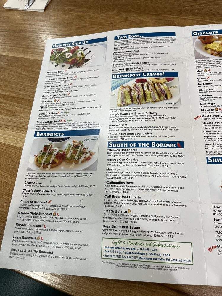 Broken Yolk Cafe - La Verne, CA menu_pic