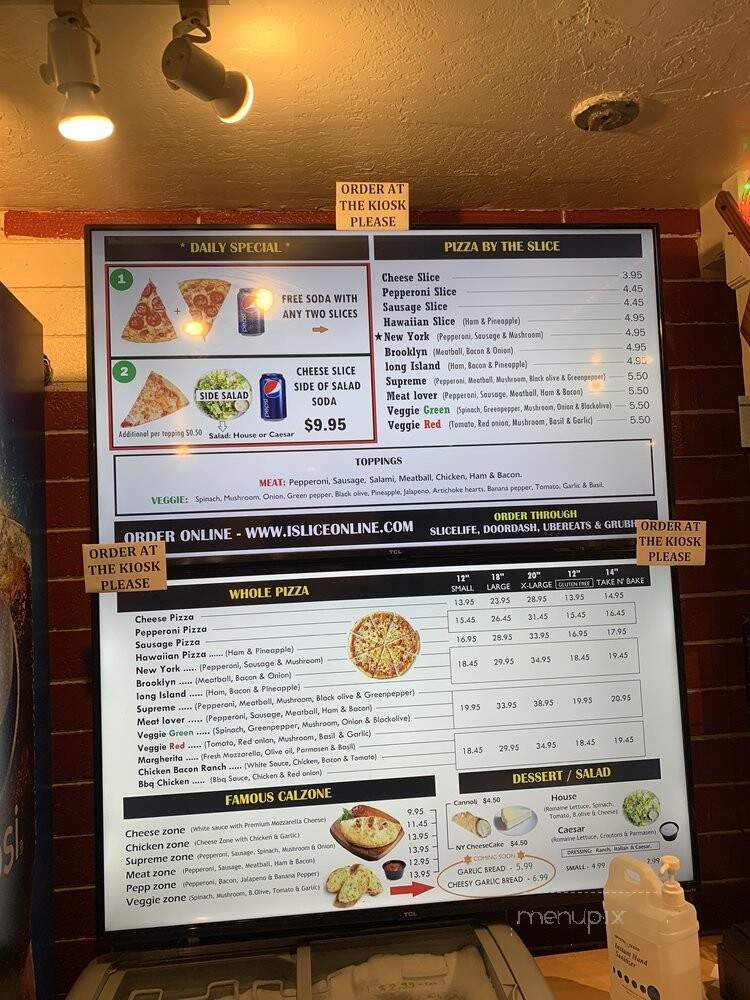 Islice - Concord, CA menu_pic