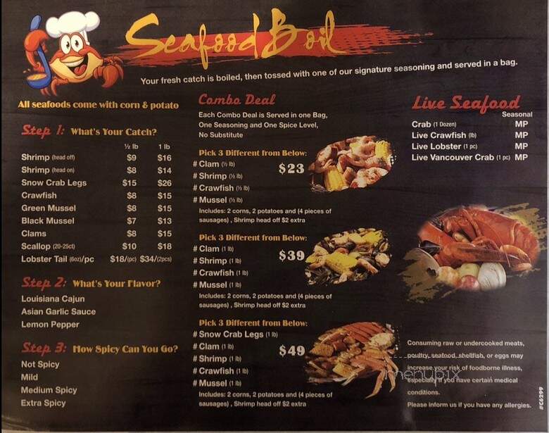 The Cajun Crab Louisiana Seafood Restaurant - North Plainfield, NJ