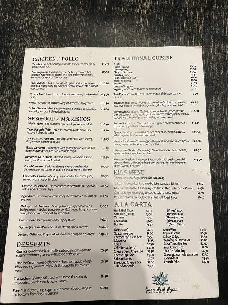Casamigos Mexican Restaurant - Saint Paul, MN menu_pic
