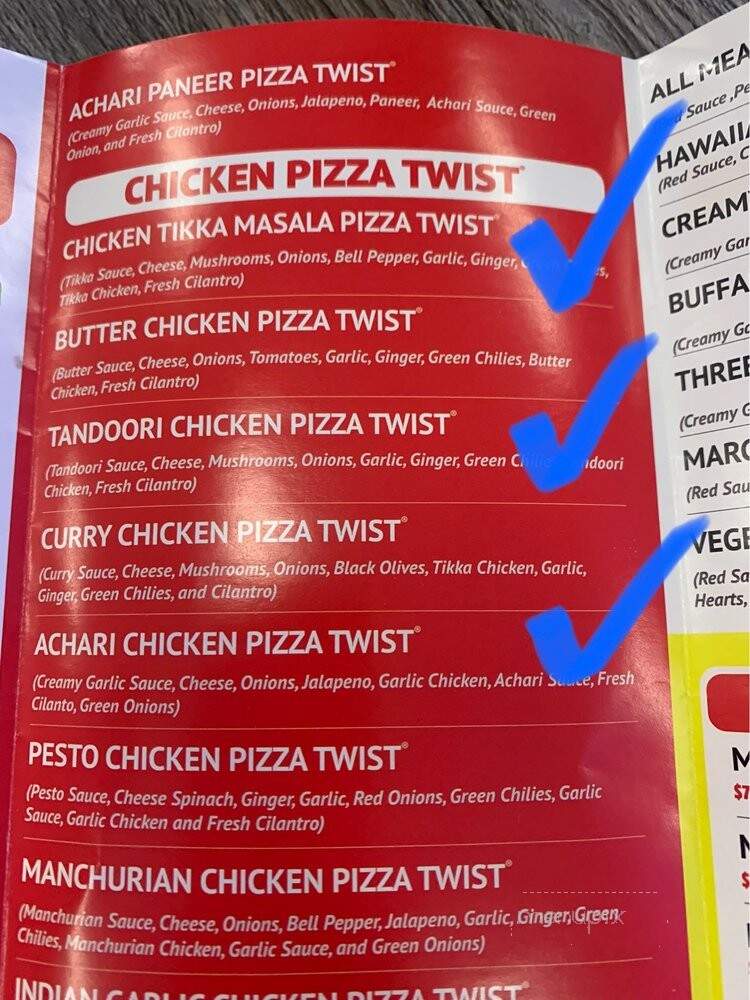Chicago's Pizza With A Twist - El Sobrante, CA menu_pic