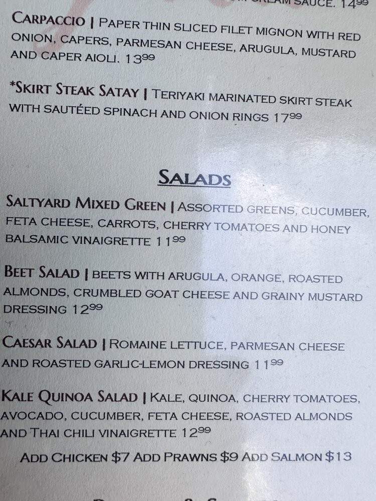 Saltyard - Burlingame, CA menu_pic