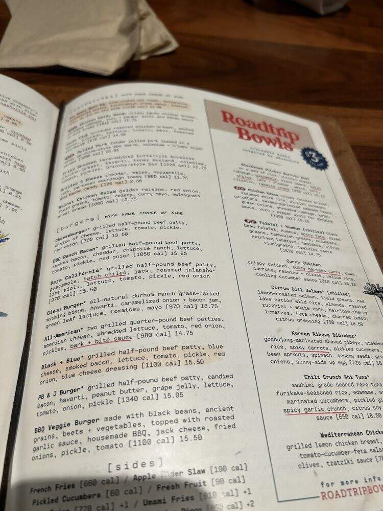 Lazy Dog Restaurant & Bar - Arlington, TX menu_pic