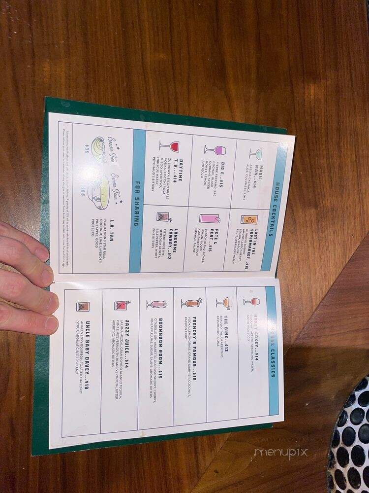 Dorian's - Chicago, IL menu_pic
