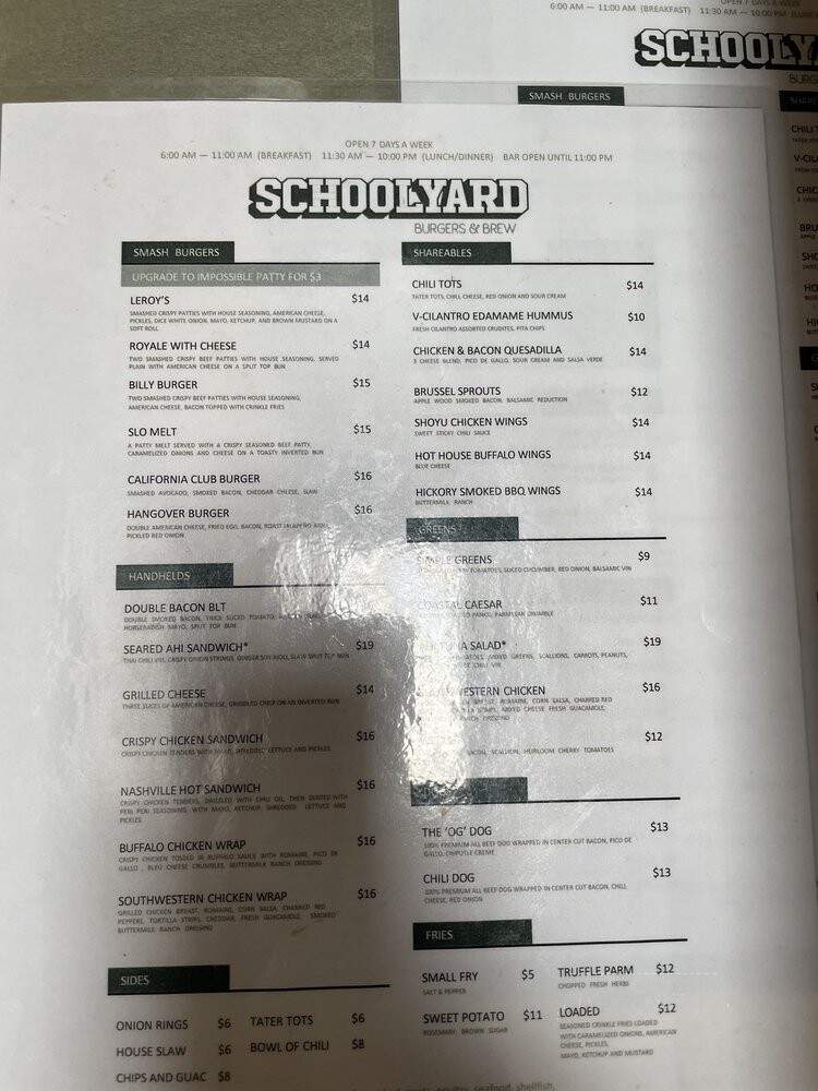 Leroy's Restaurant and Bar - San Luis Obispo, CA menu_pic