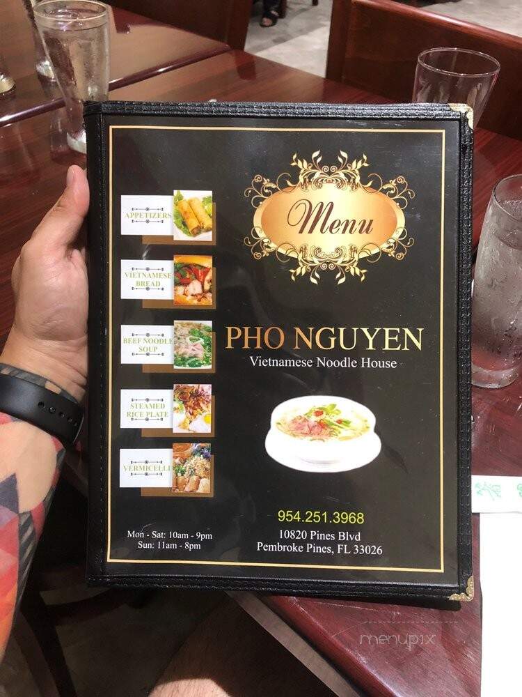 Pho Nguyen - Pembroke Pines, FL menu_pic
