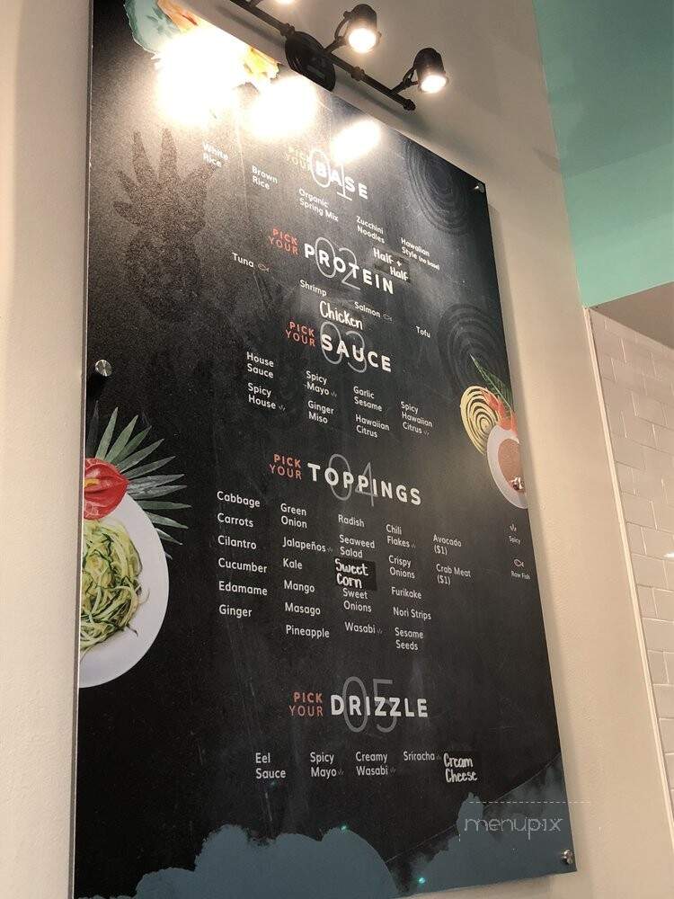 Poke Central - San Antonio, TX menu_pic