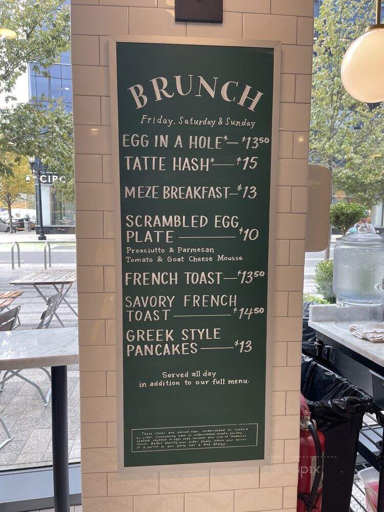 Tatte Bakery & Cafe - Boston, MA menu_pic