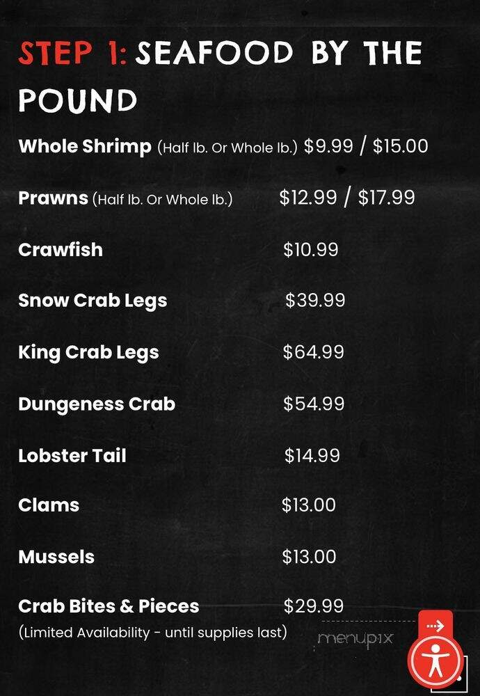 Firehouse Crawfish - Rancho Cordova, CA menu_pic