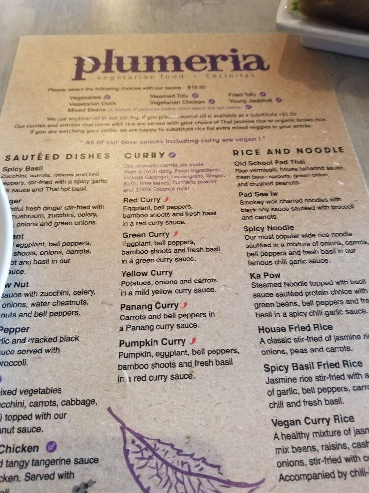 Plum Encinitas - Encinitas, CA menu_pic
