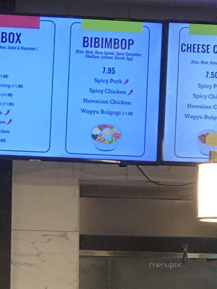 Seoul Mix 2.0 - Honolulu, HI menu_pic