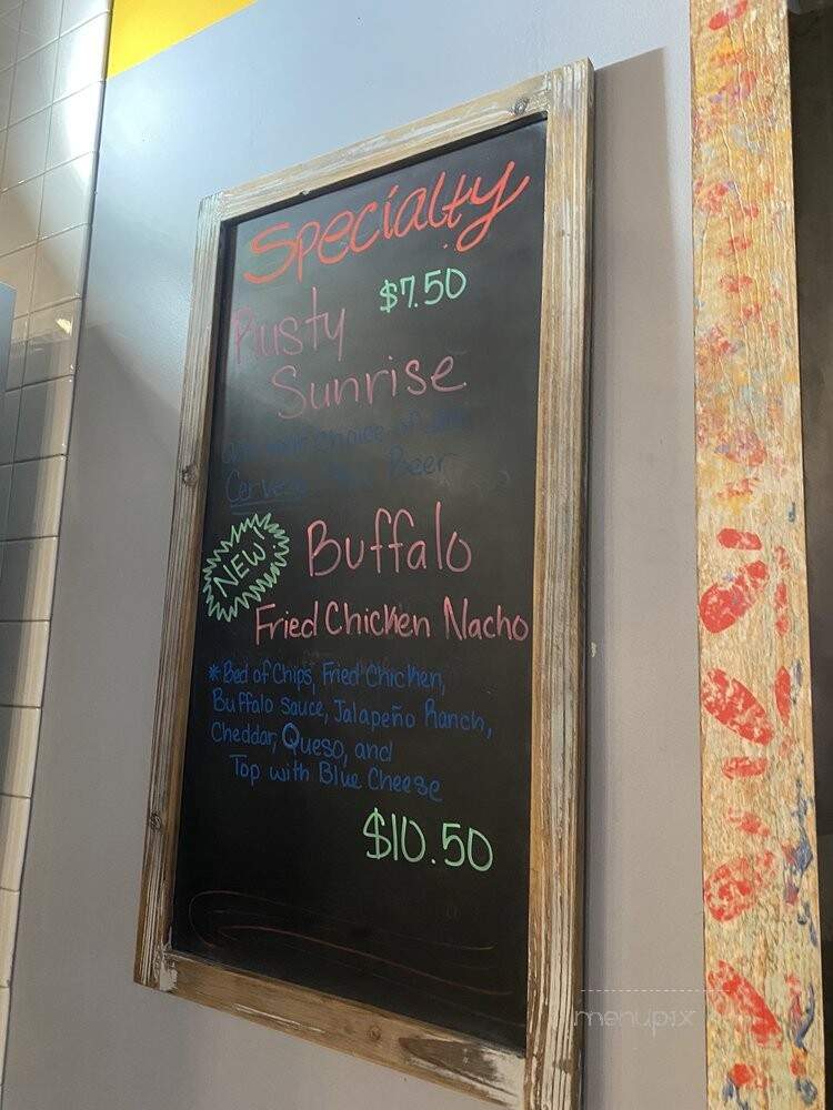 Rusty Taco - Albuquerque, NM menu_pic
