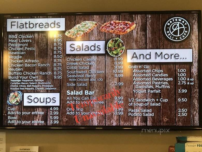 Gateway Cafe & Deli - Ontario, CA menu_pic