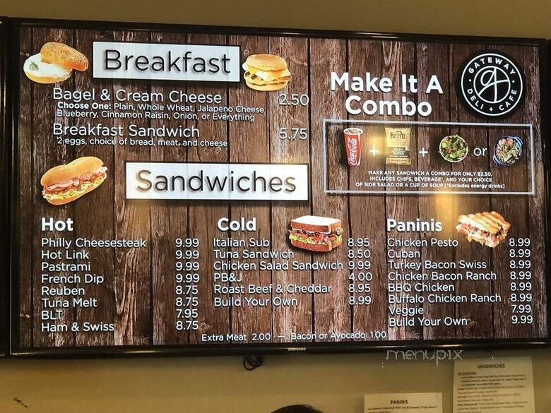 Gateway Cafe & Deli - Ontario, CA menu_pic