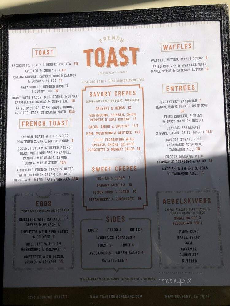 French Toast - New Orleans, LA menu_pic