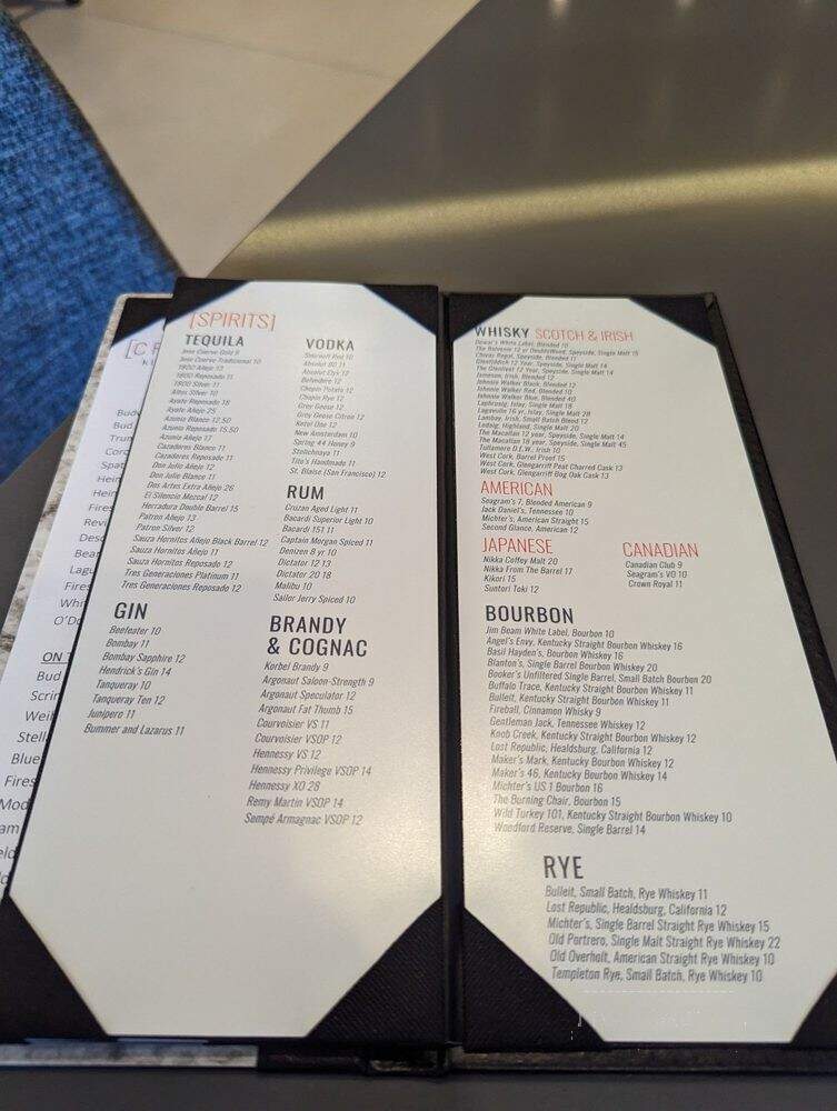 CRAFT/CODE Kitchen & Cocktails - San Mateo, CA menu_pic