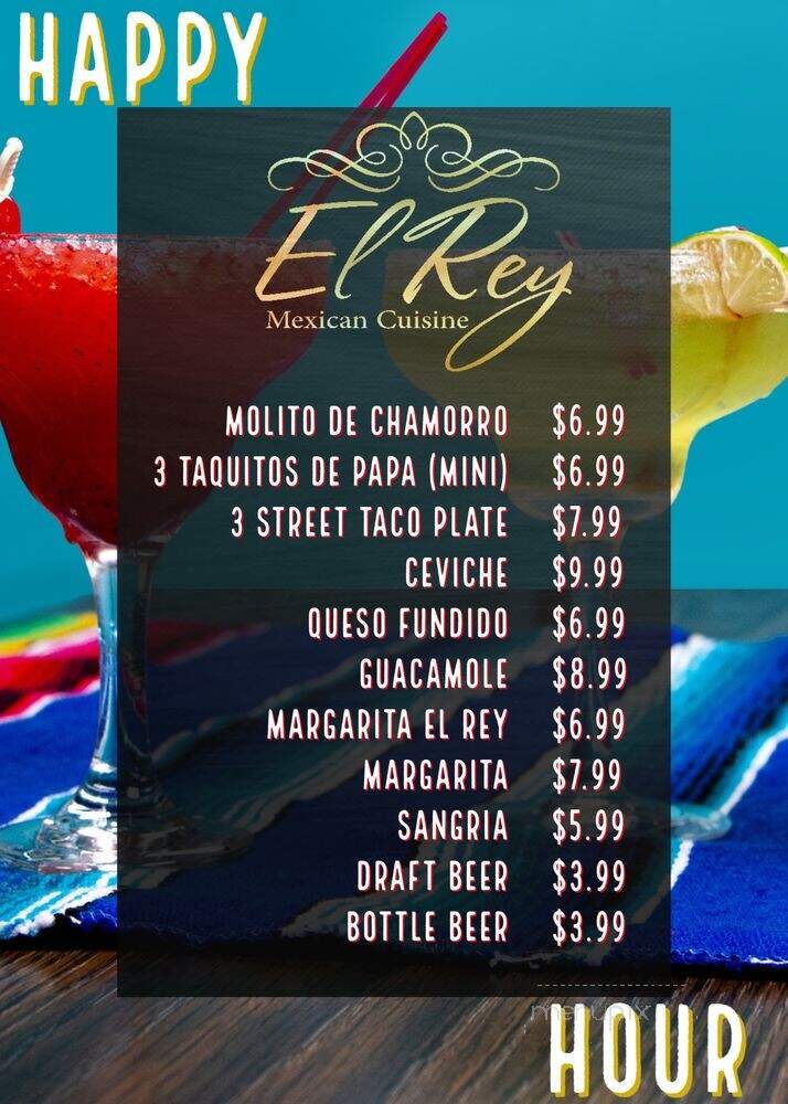 El Rey Mexican Cuisine - Granite Bay, CA menu_pic