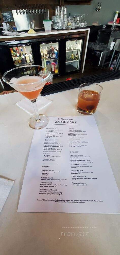 2 Rivers Bar and Grill - Washougal, WA menu_pic