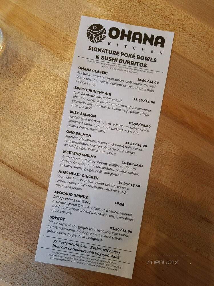 Ohana Kitchen Exeter - Exeter, NH