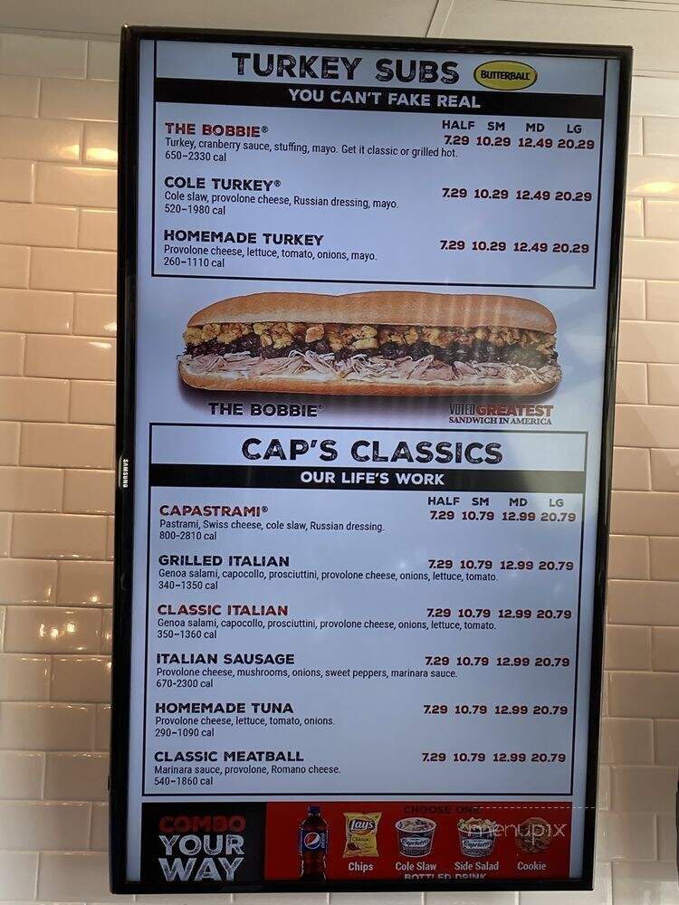 Capriotti's - Reno, NV menu_pic