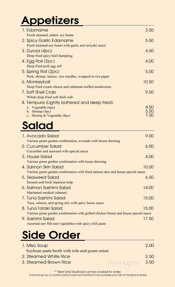 Pho Bay - El Centro, CA menu_pic