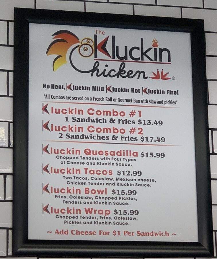 The Kluckin Chicken - Los Angeles, CA menu_pic