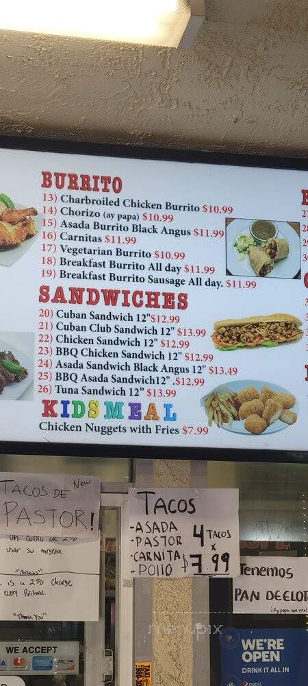 Ay Papa Que Rico - Los Angeles, CA menu_pic