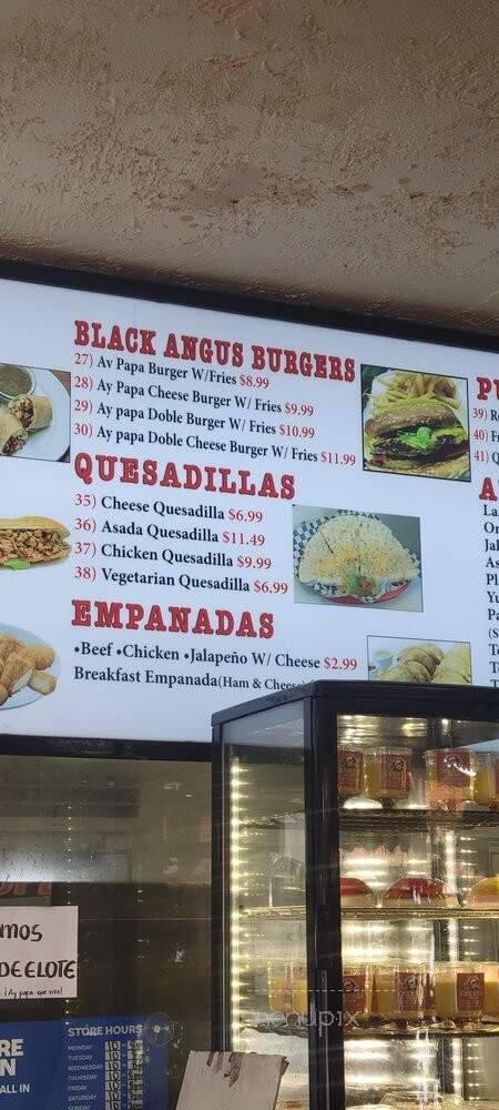Ay Papa Que Rico - Los Angeles, CA menu_pic