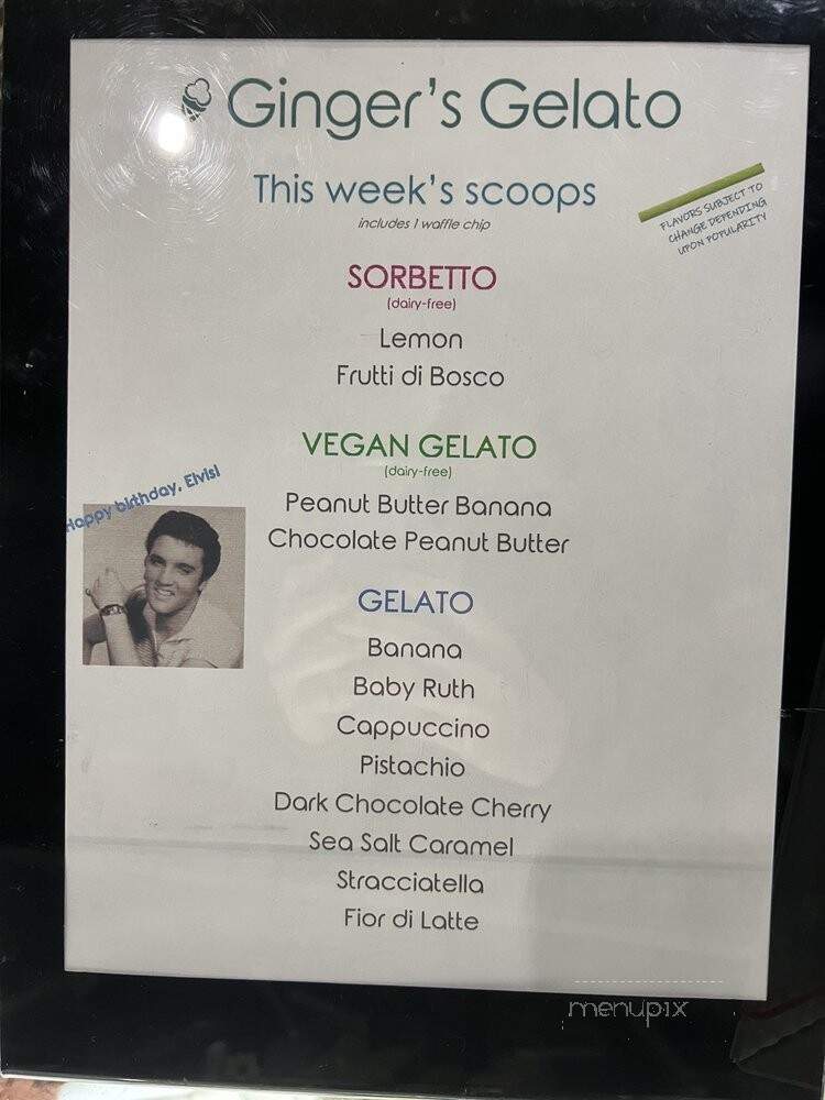 Ginger's Gelato - Walnut Creek, CA