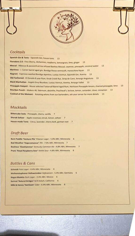 In Bloom - St. Paul, MN menu_pic