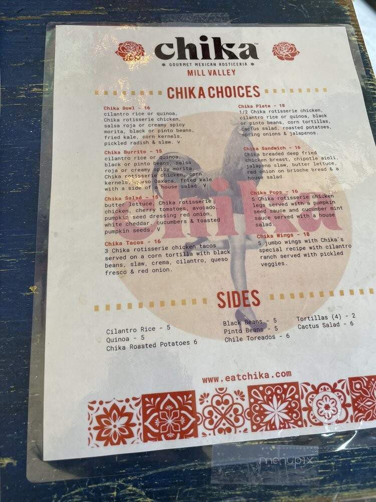 Parranga - Mill Valley, CA menu_pic