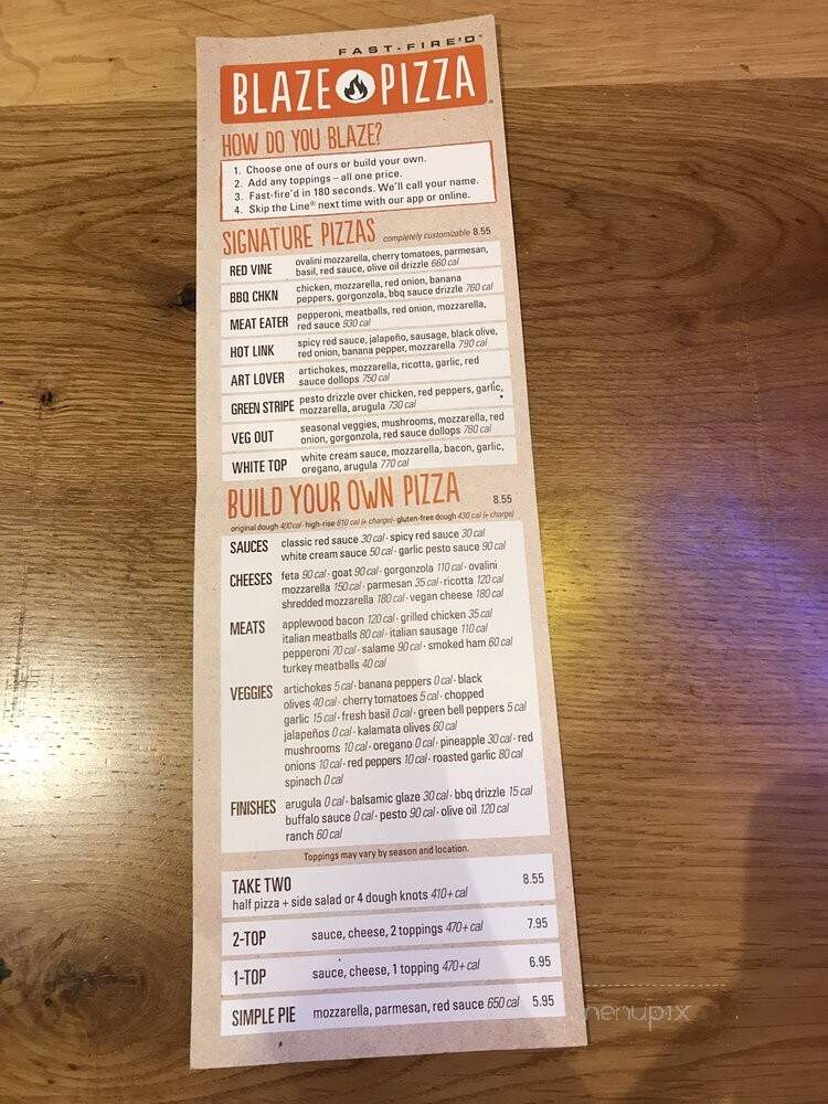 Blaze Fast-Fire'd Pizza - Rialto, CA menu_pic