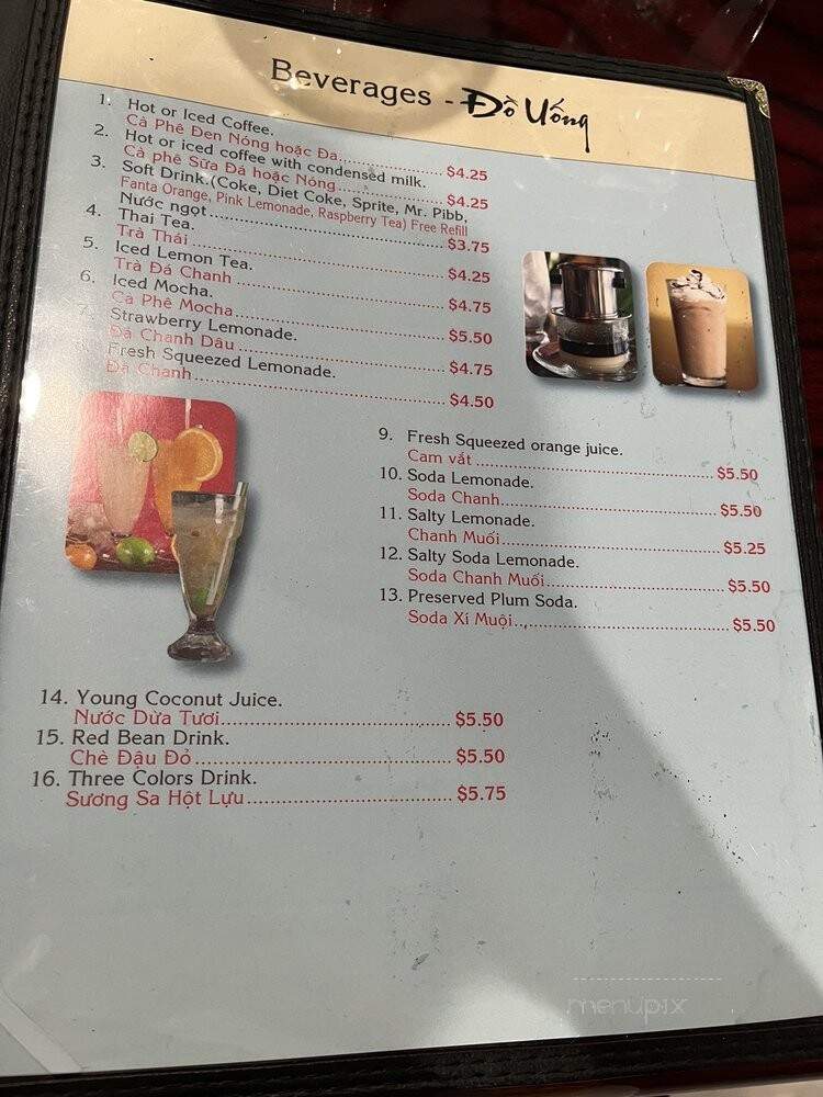Pho Viet 2 - Sacramento, CA menu_pic