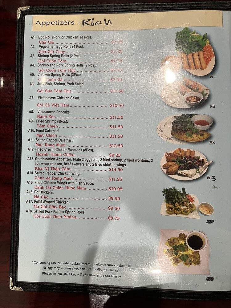 Pho Viet 2 - Sacramento, CA menu_pic