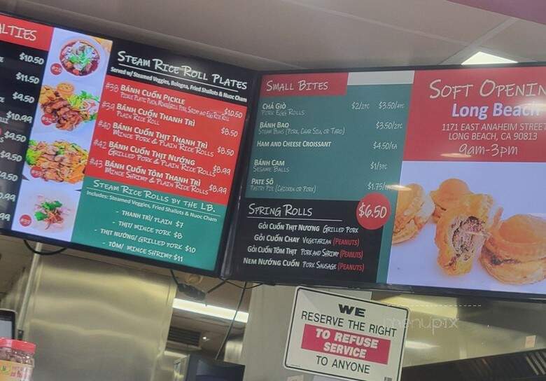 Pickle Banh Mi - Garden Grove, CA menu_pic